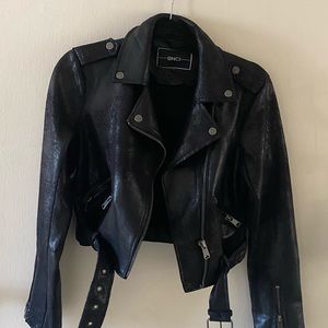 BNCI Cropped Moto Jacket